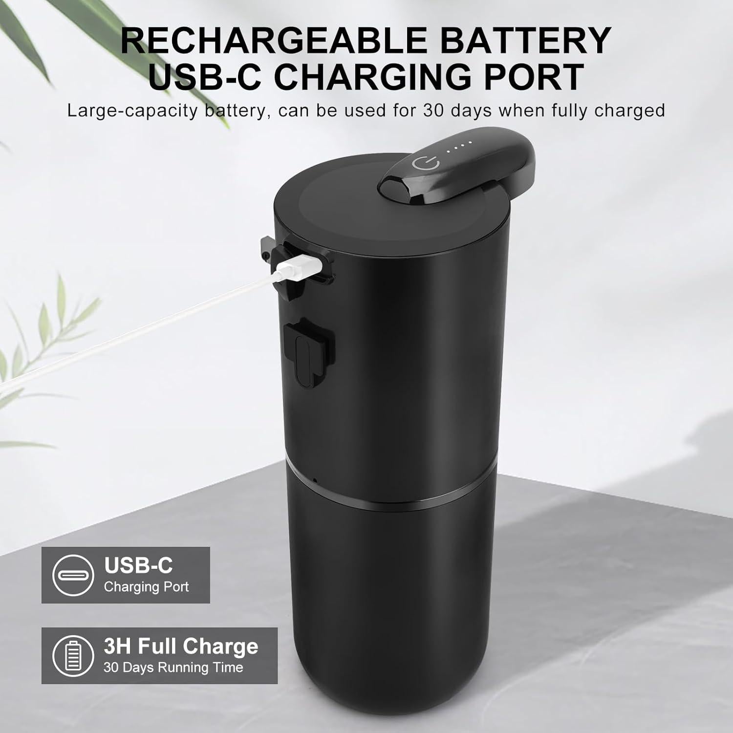 Dispensador Automático de Jabón Líquido Foyucool 380ml Sin Contacto