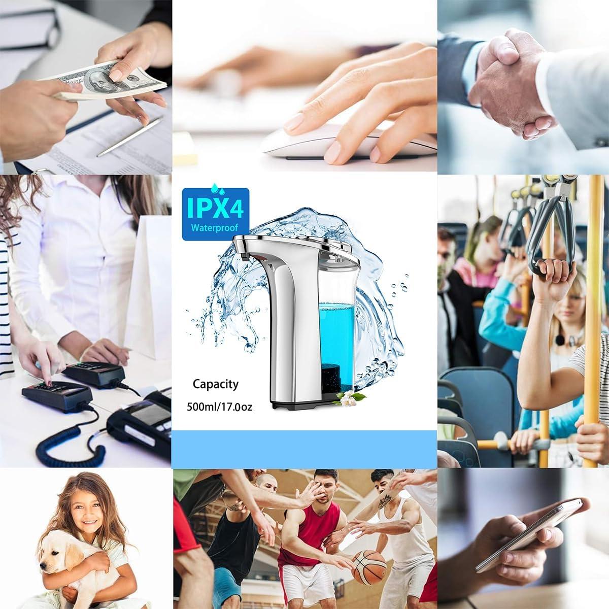 Dispensador Automático de Jabón Sin Contacto FUNFOLLOW 500ml - Juego de 2