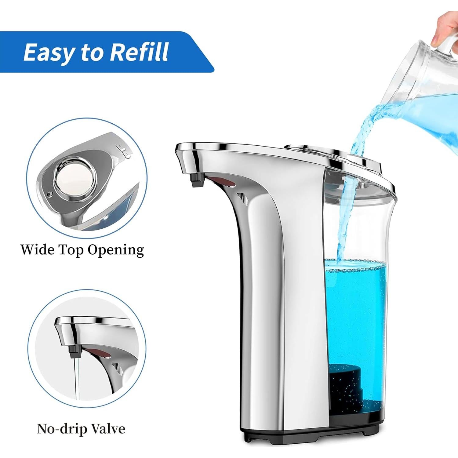 Dispensador Automático de Jabón Sin Contacto FUNFOLLOW 500ml - Juego de 2