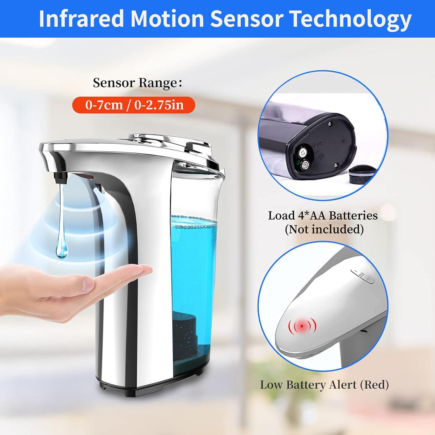 Dispensador Automático de Jabón Sin Contacto FUNFOLLOW 500ml - Juego de 2