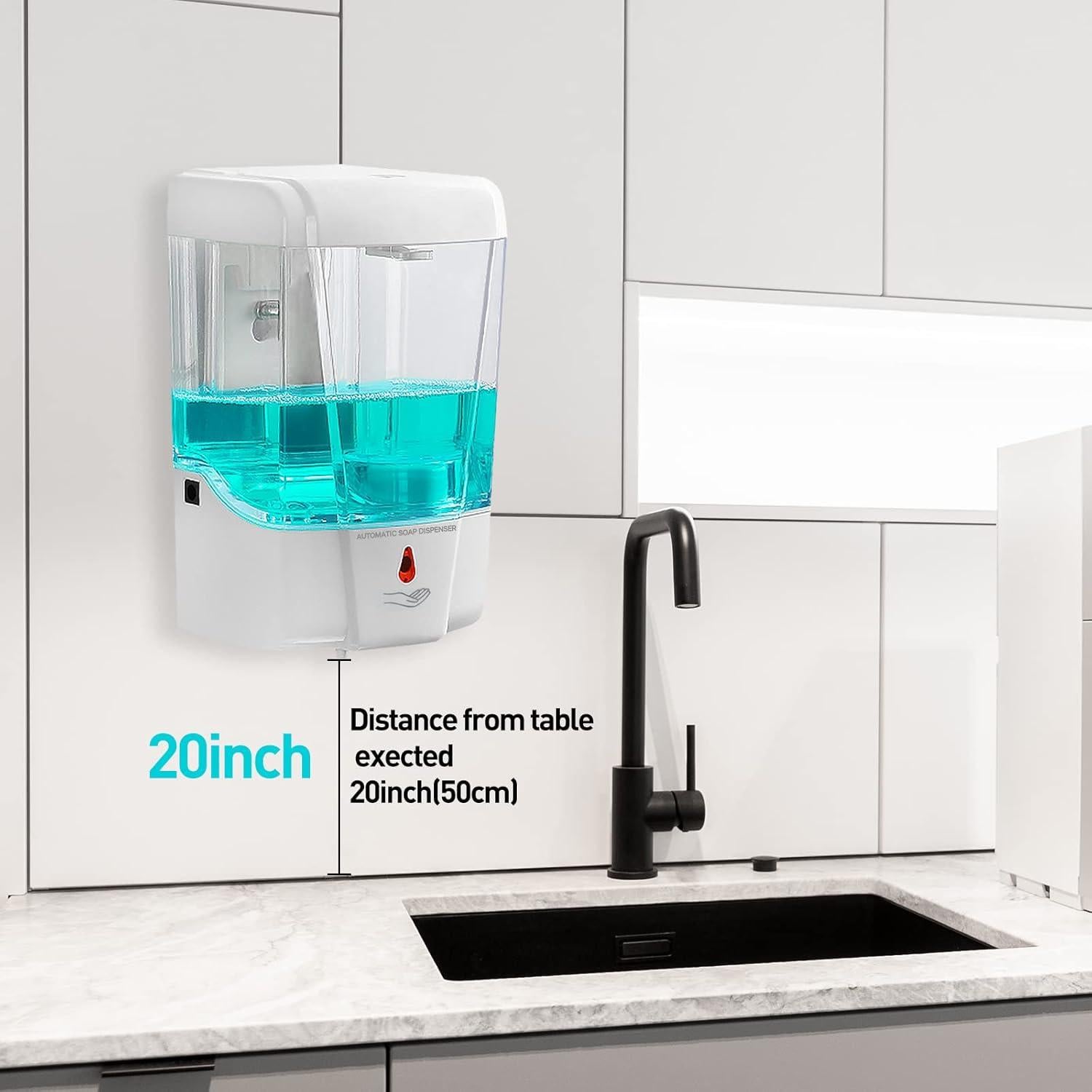 Dispensador Automático de Desinfectante de Manos 700ml Jewaytec