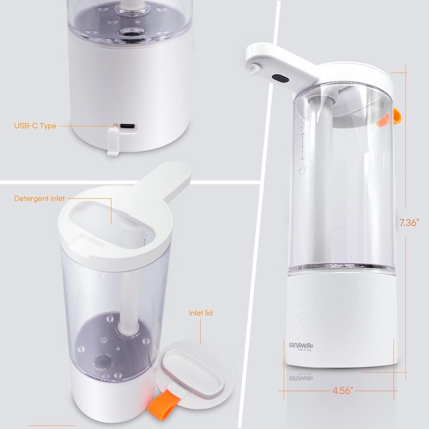 Dispensador de Jabón Líquido Automático DANAWA 385g Recargable