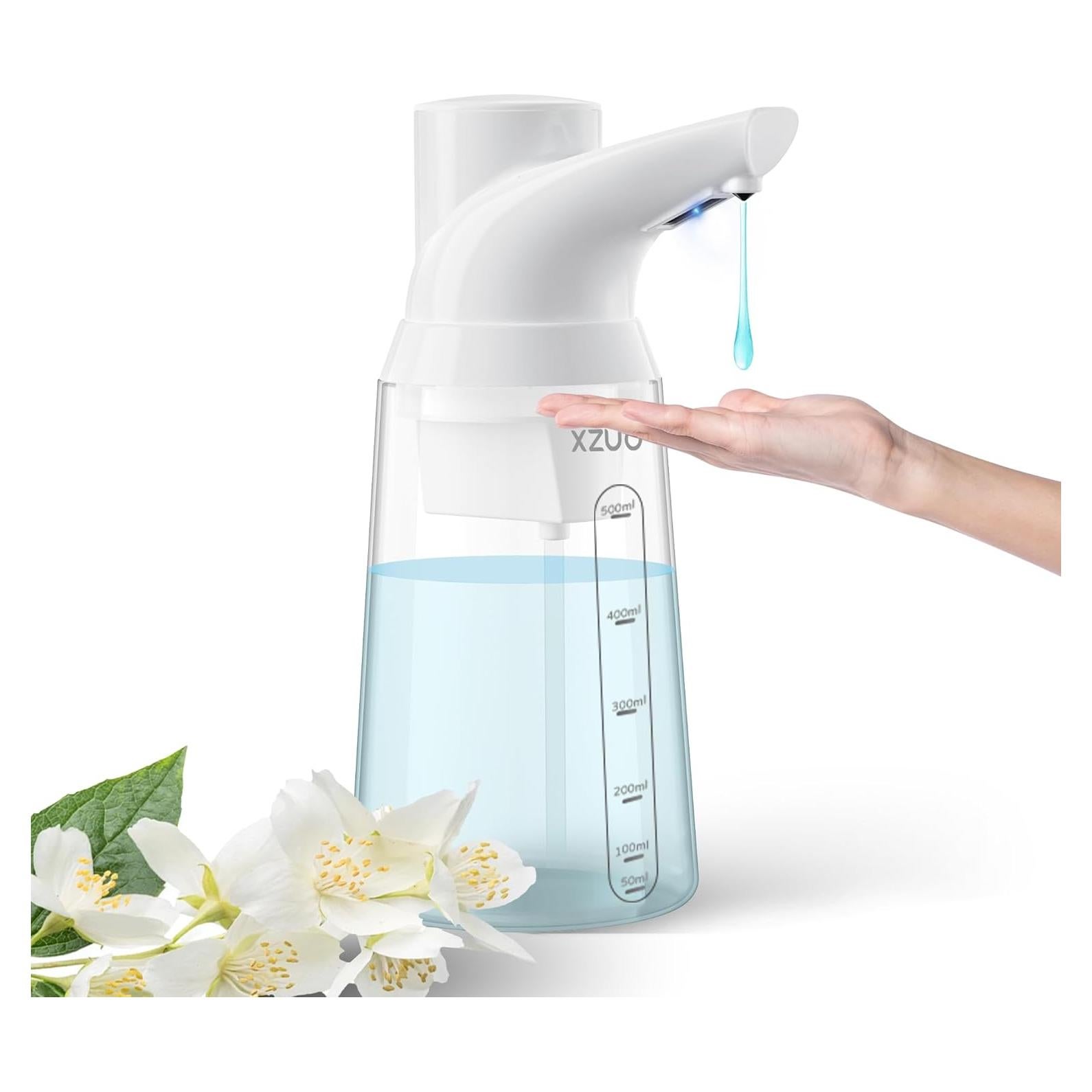 Dispensador de Jabón Automático XZUO 700 ml Blanco con Sensor