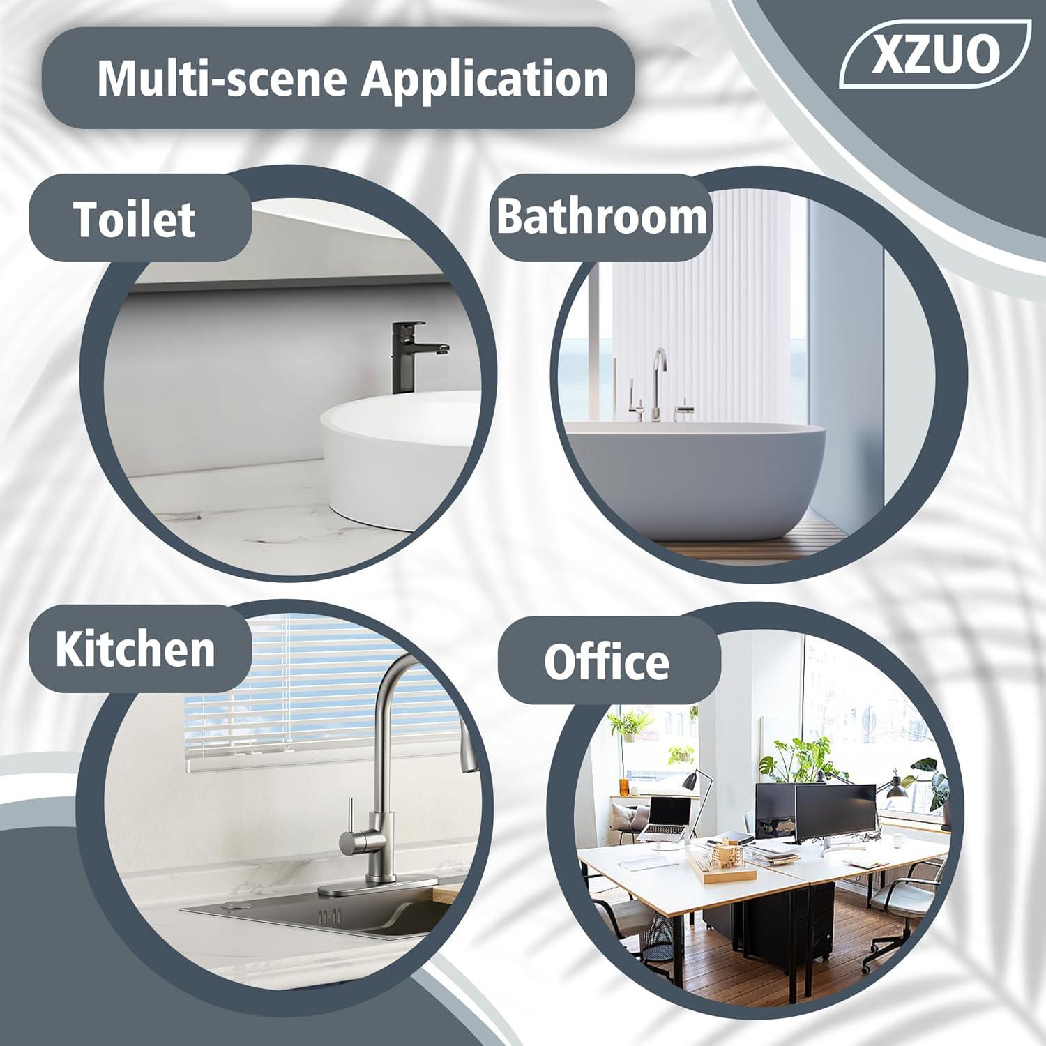 Dispensador de Jabón Automático XZUO 700 ml Blanco con Sensor