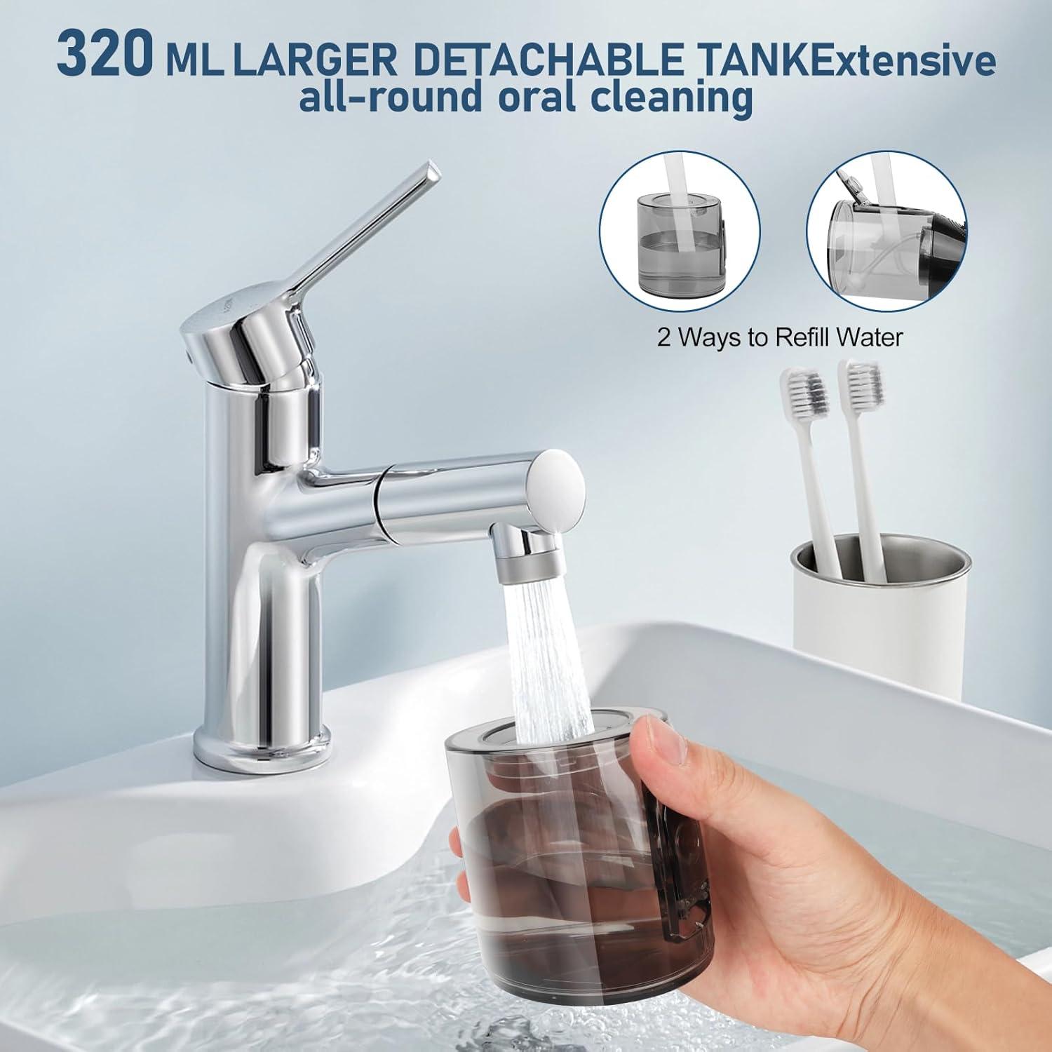 Irrigador Oral Inalámbrico Grinest FL-V35 4 Modos IPX7 320ml