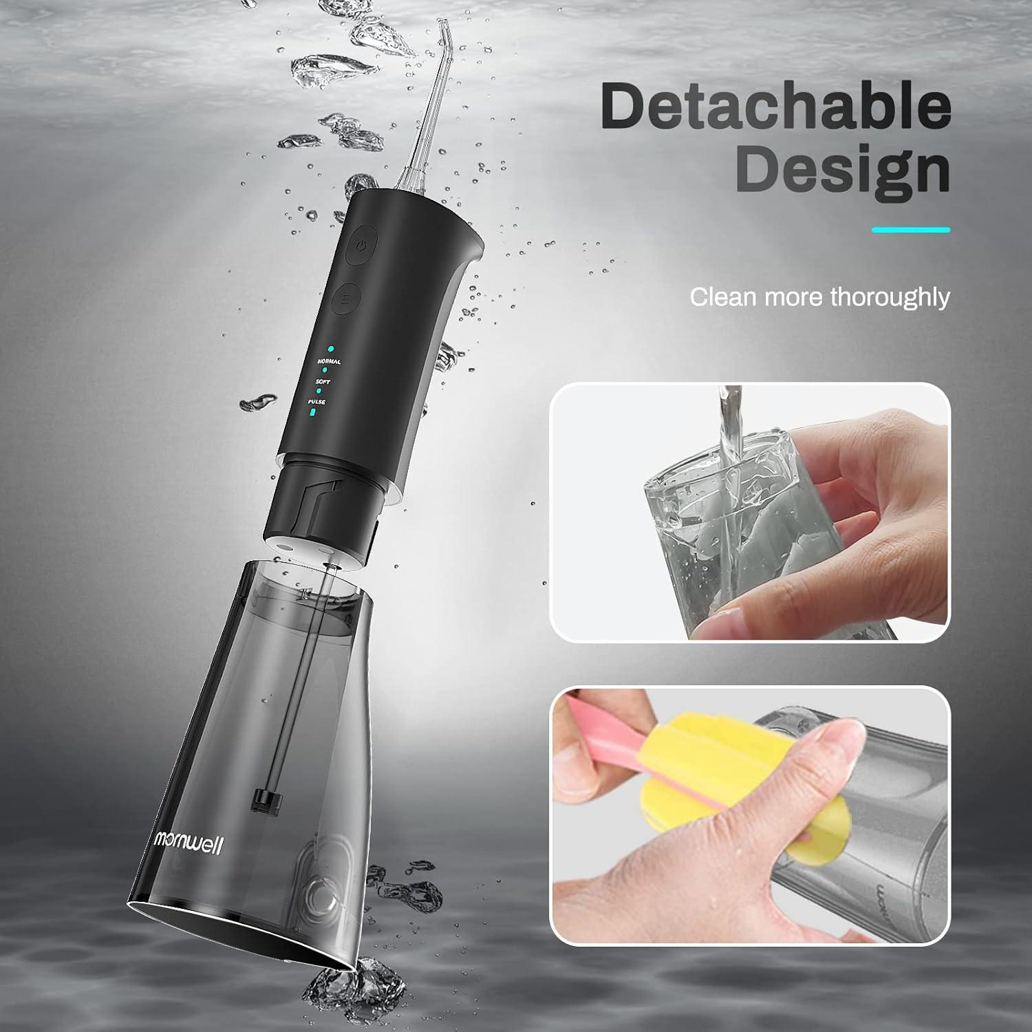 Hilo Dental Inalámbrico Mornwell F29, 300ml, Recargable USB