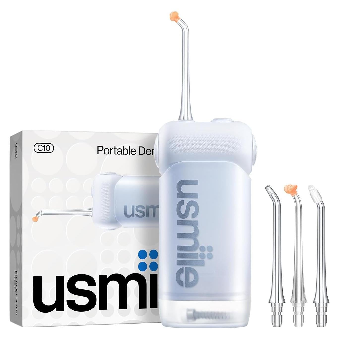 Irrigador Oral Portátil usmile C10 - Batería 95 Días, 4 Modos, IPX7