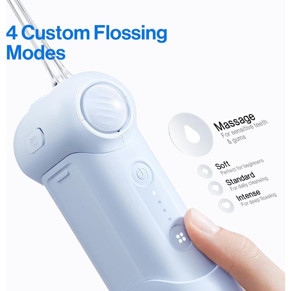 Irrigador Oral Portátil usmile C10 - Batería 95 Días, 4 Modos, IPX7