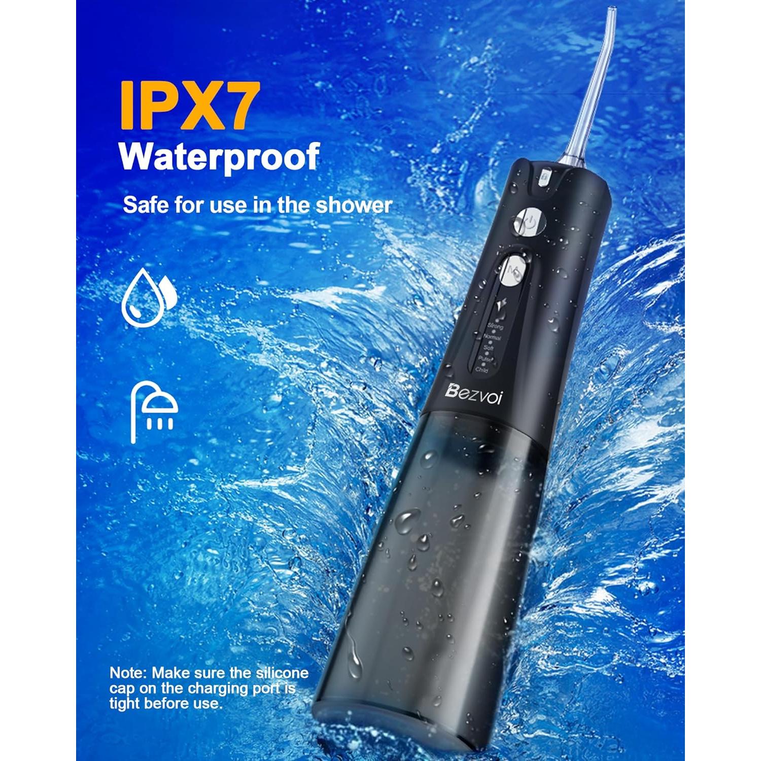 Hilo Dental de Agua Bezvoi Y207 Portátil 300ml 5 Modos IPX7
