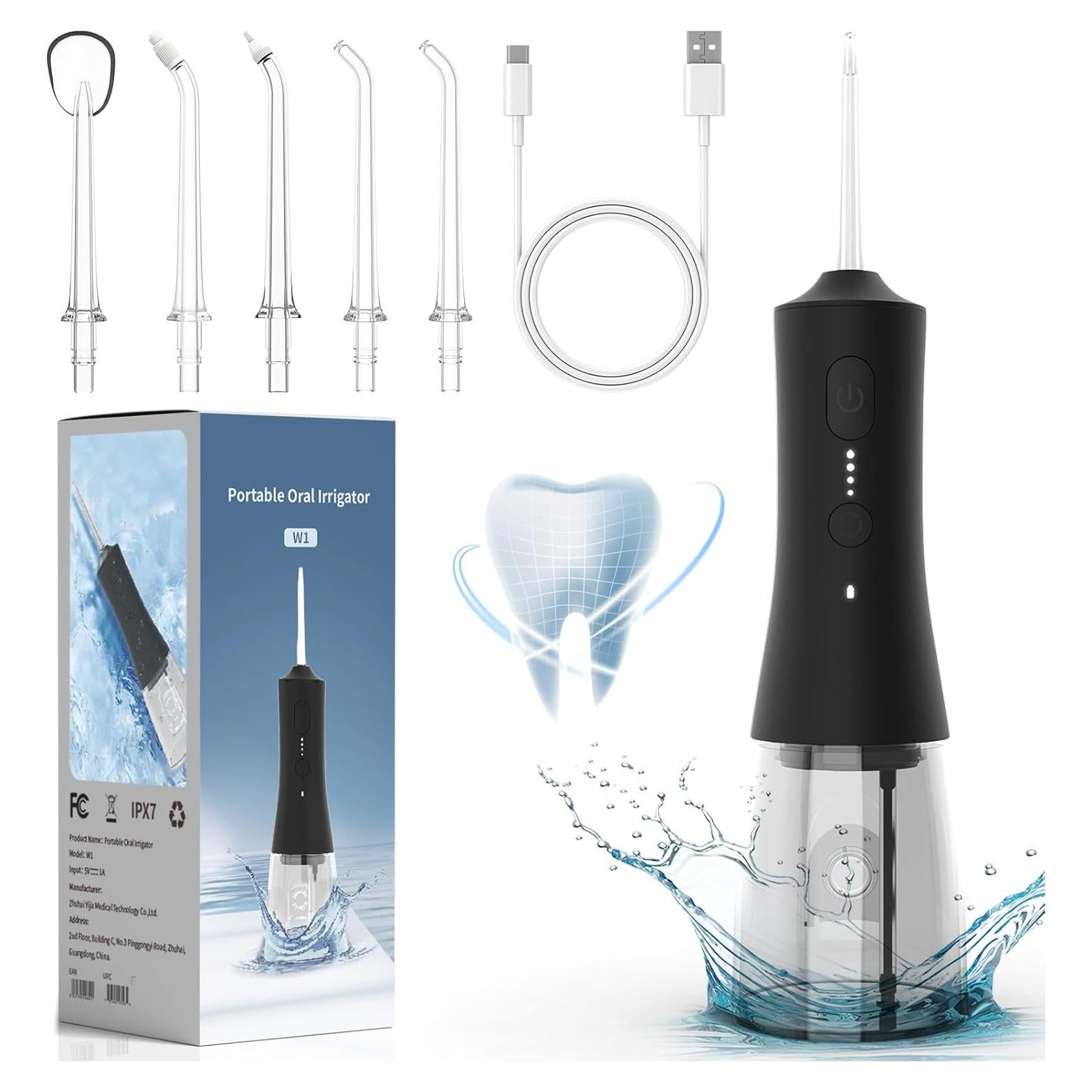 Irrigador Oral Portátil UBROBO W1 - Hilo Dental de Agua 265ml