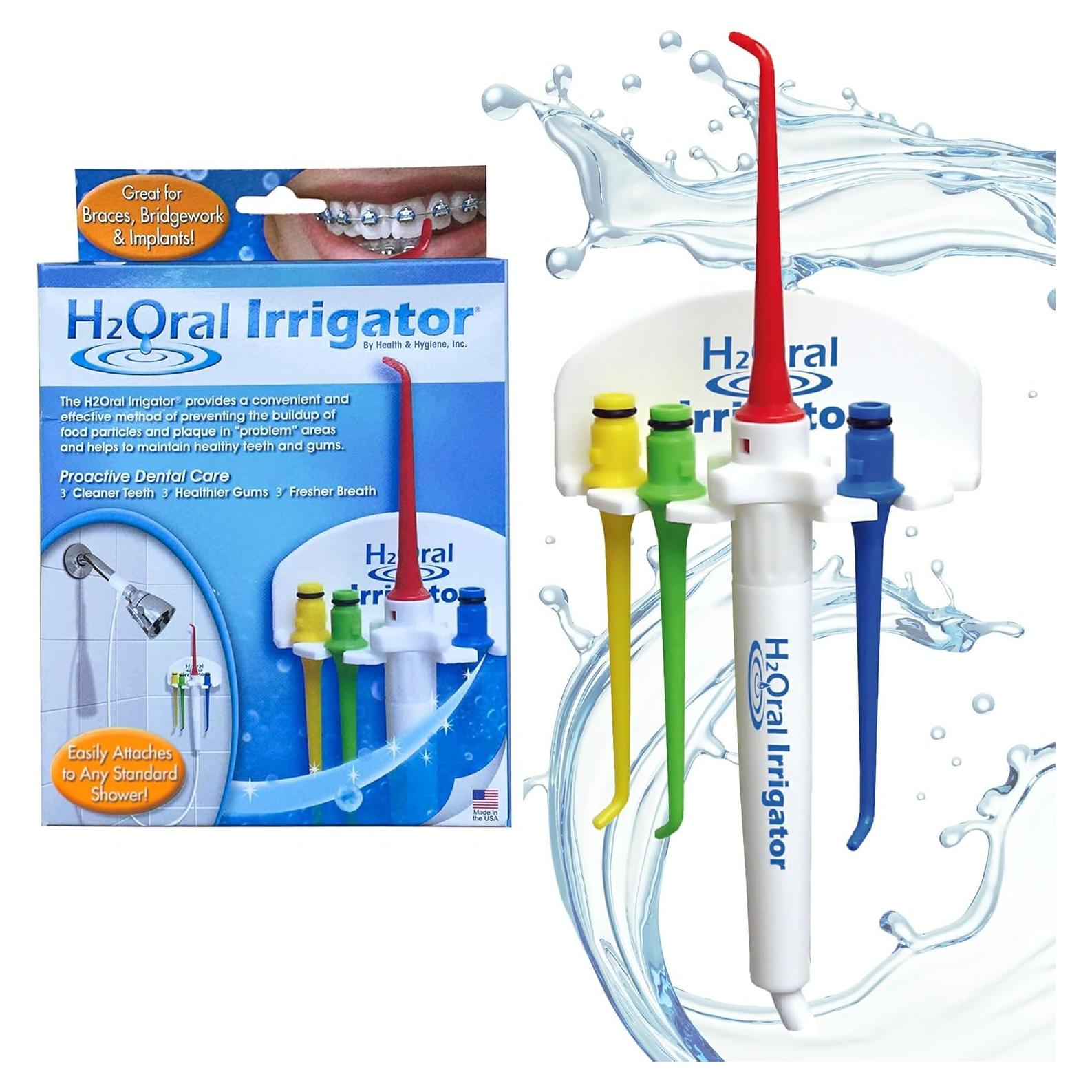 Irrigador Dental H2Oral de Ducha | Cuidado Oral Avanzado