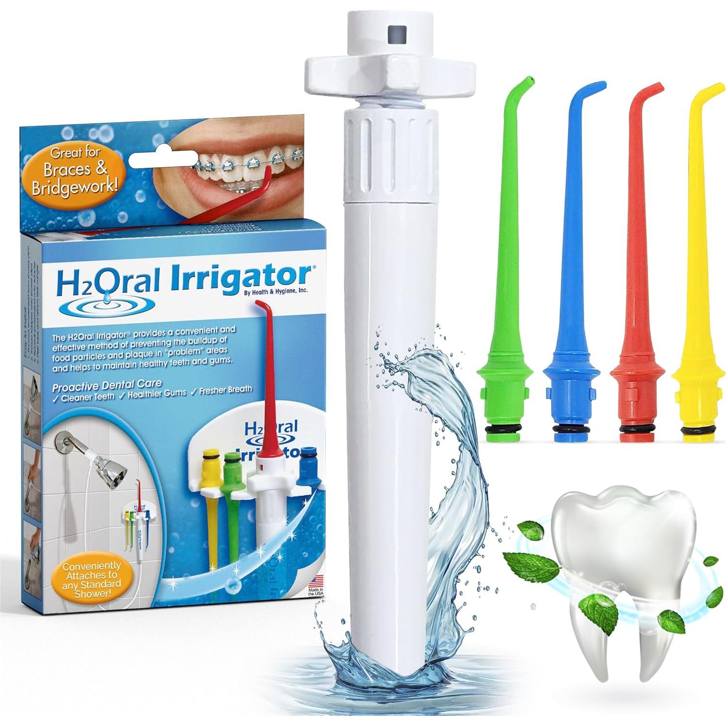 Irrigador Dental H2Oral de Ducha | Cuidado Oral Avanzado
