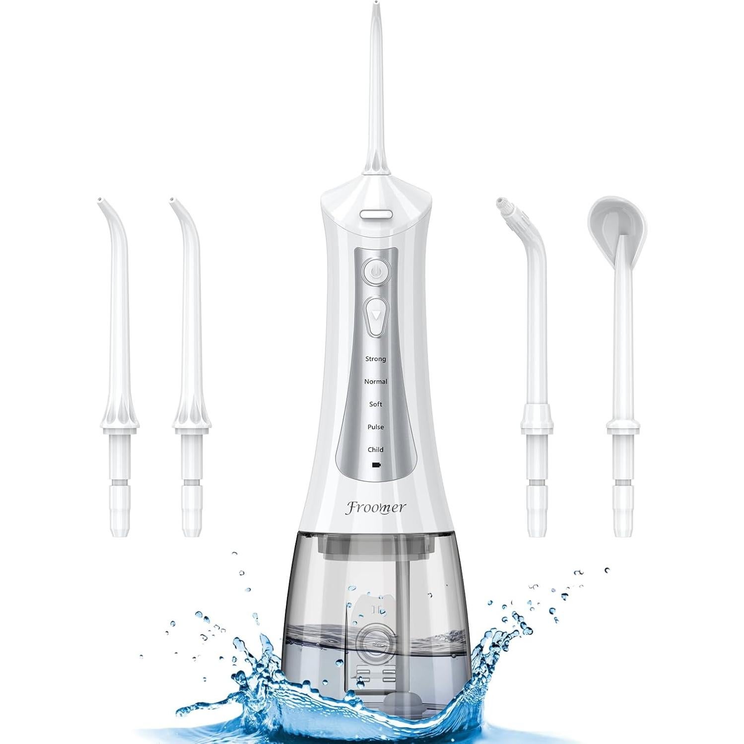 Irrigador Dental Inalámbrico Froomer OMD01 300ml 5 Modos IPX7