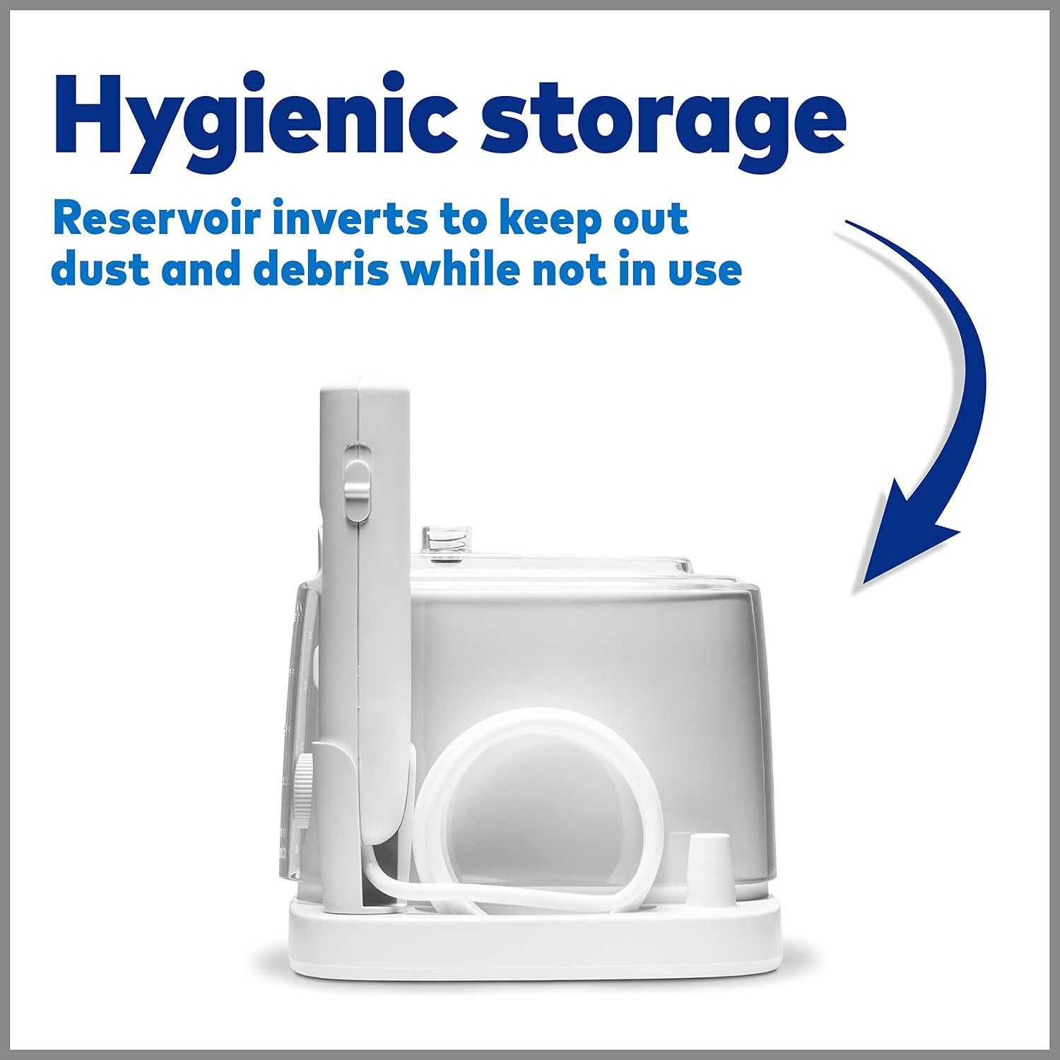 Hilo Dental Eléctrico Waterpik Nano Plus WP-320, Portátil, 4 Puntas