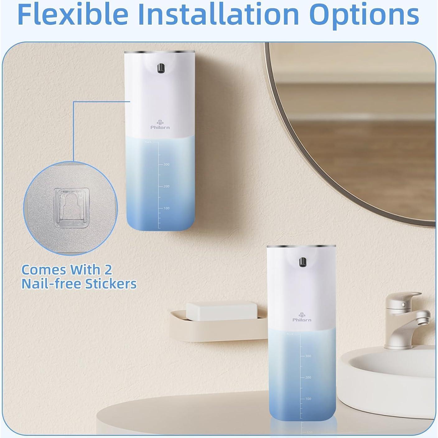 Dispensador Automático de Jabón Espumoso Philorn 400ml USB-C