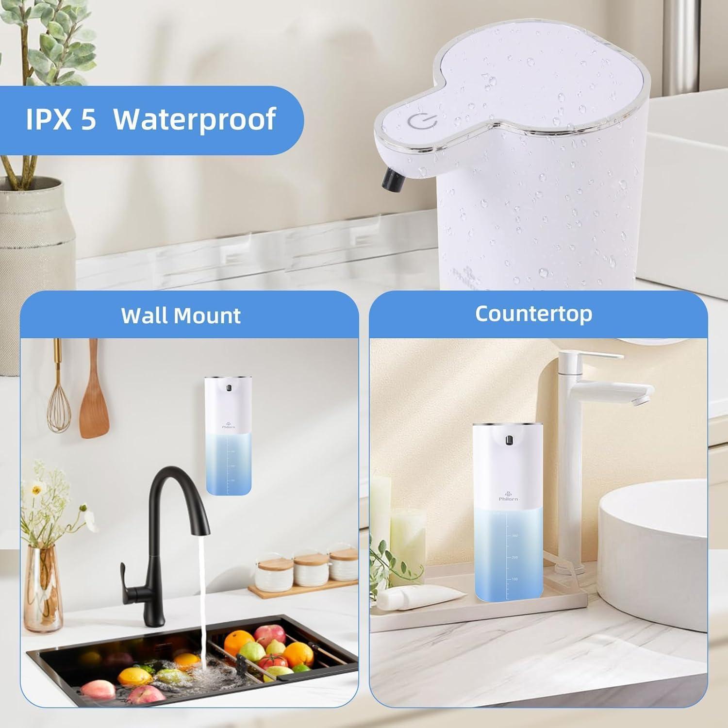 Dispensador Automático de Jabón Espumoso Philorn 400ml USB-C