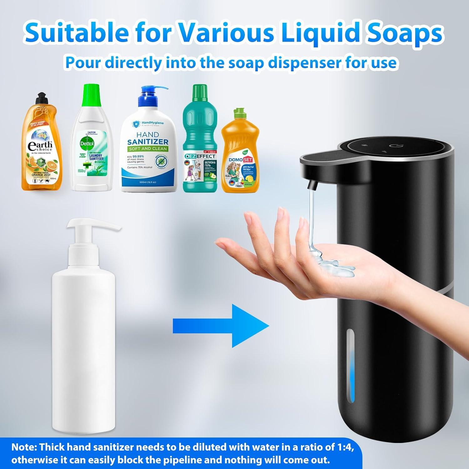 Paquete de 2 Dispensadores Automáticos de Jabón Ruiyi Liaocheng 380ml