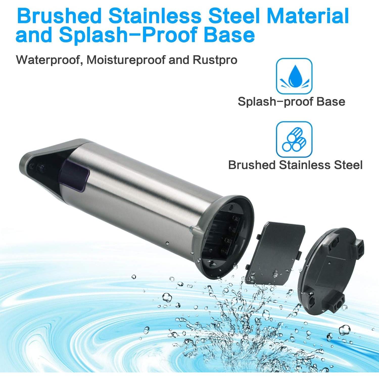 Dispensador Automático de Jabón SDIFHID Acero Inoxidable 280ml