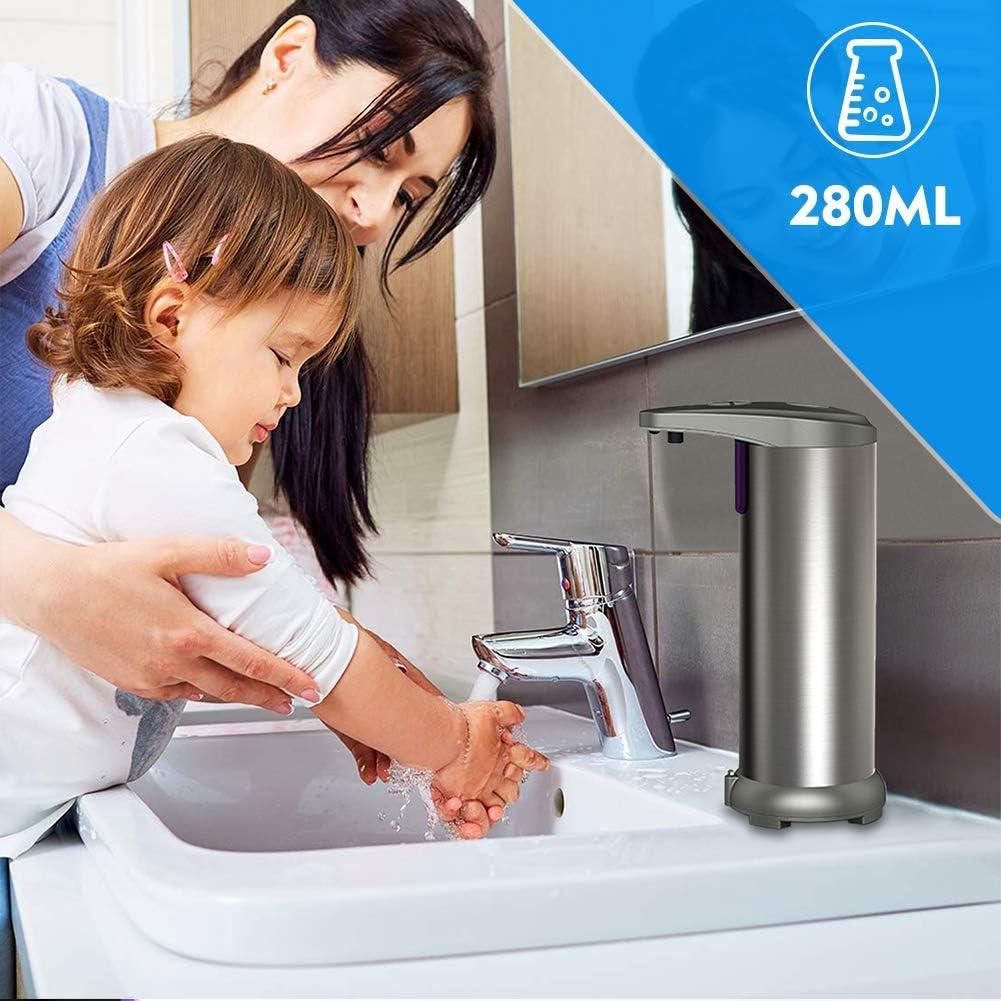 Dispensador Automático de Jabón SDIFHID Acero Inoxidable 280ml