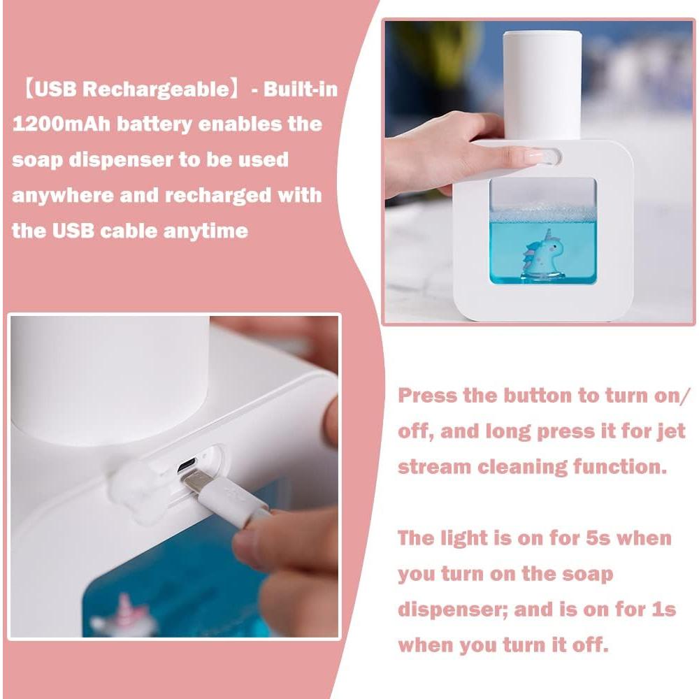 Dispensador Automático de Jabón Espumoso AMYESE Unicornio 400ml