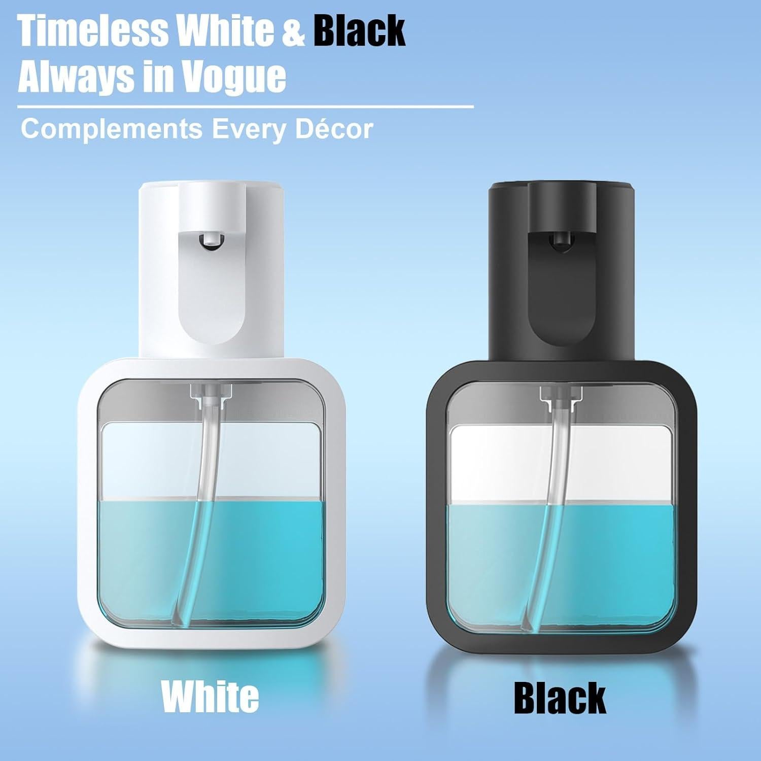 Dispensador Automático de Jabón MineWon Negro 500ml Sin Contacto