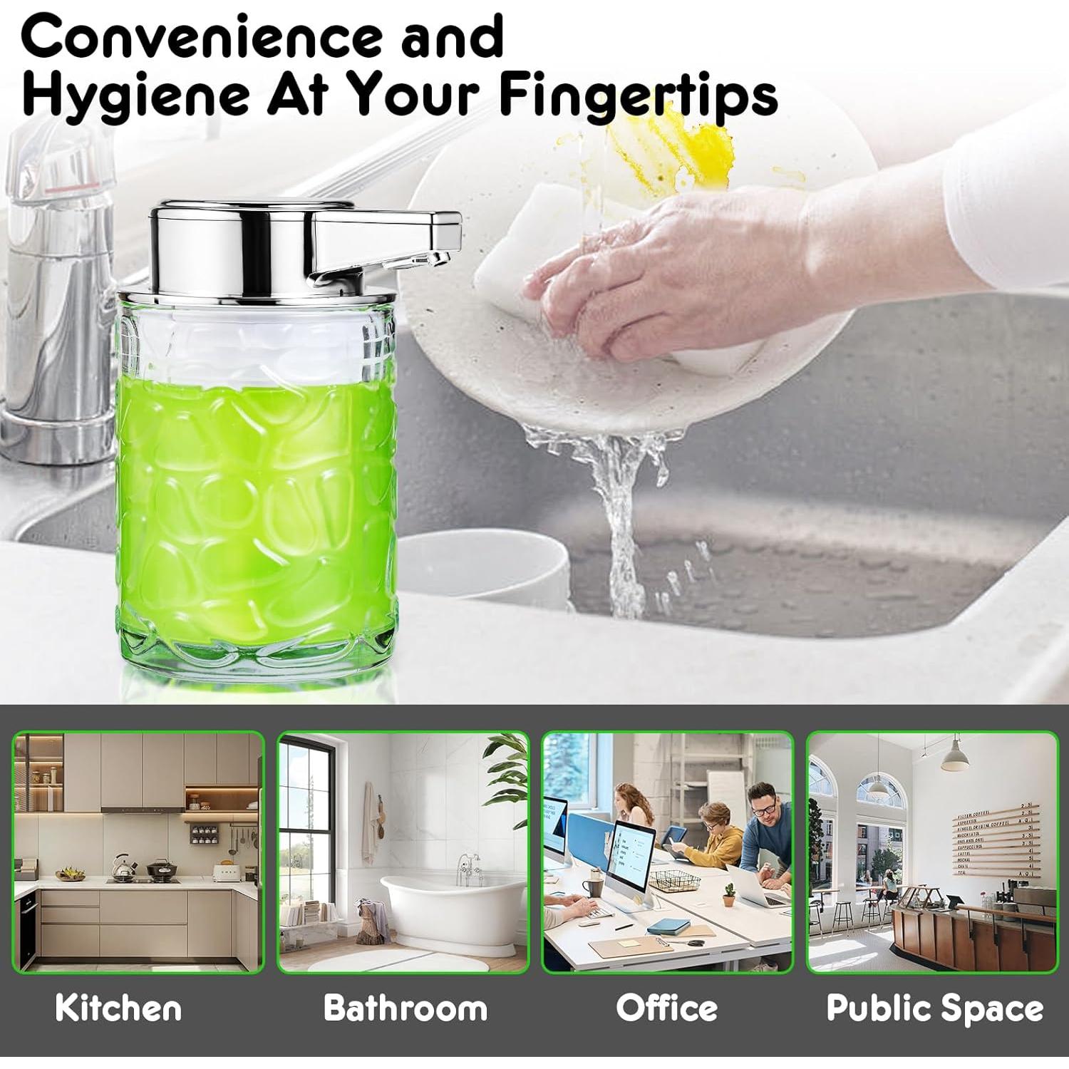 Dispensador de Jabón Automático UAYBABU 260ml Plateado