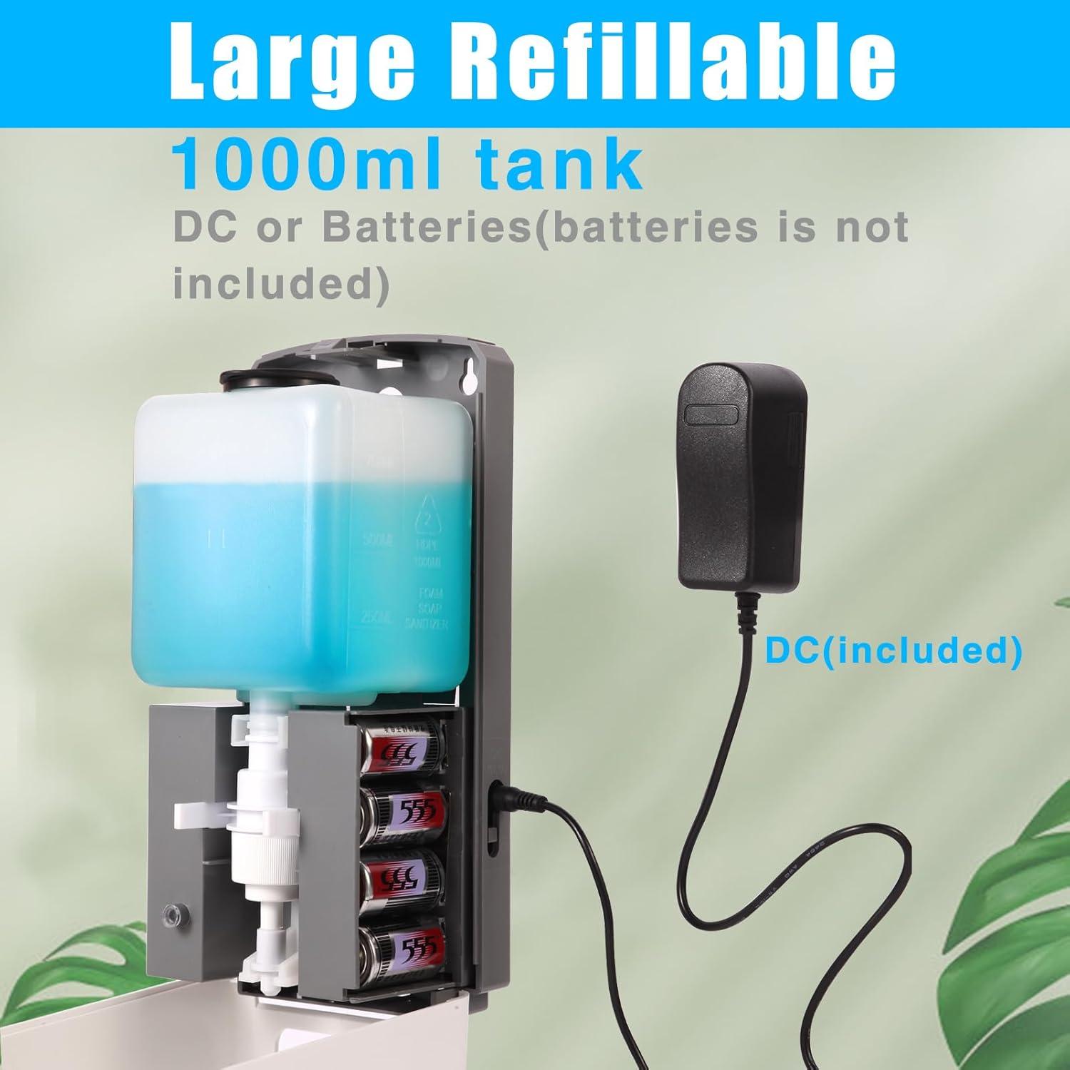 Dispensador de Jabón Espumoso Automático Sin Contacto 1.2kg