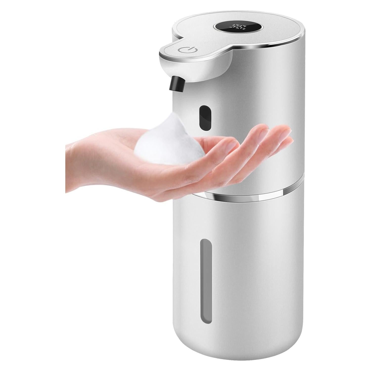 Dispensador Automático de Jabón Espumoso Uarnicey 362ml Recargable