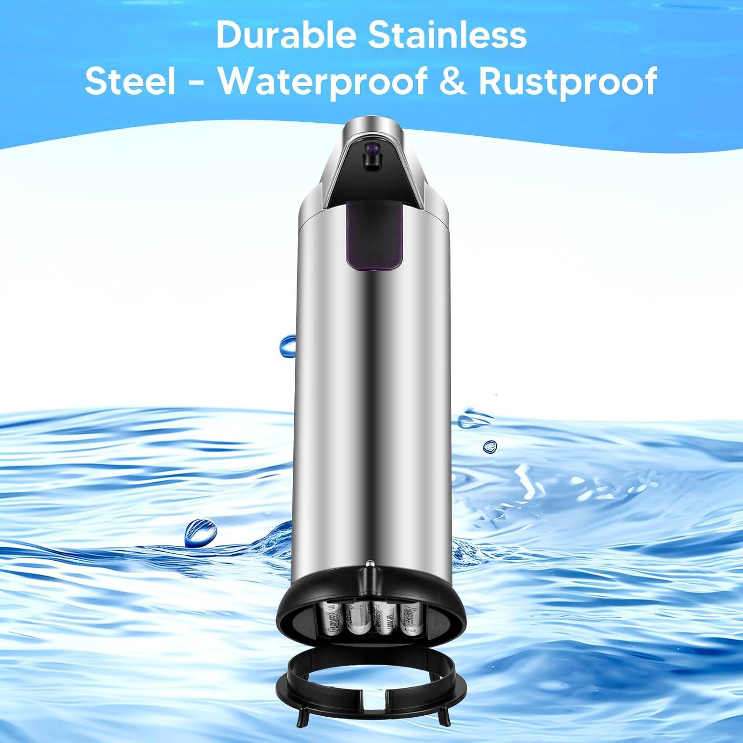 Dispensador de Jabón Automático Bensbl 2 Pcs Acero Inoxidable