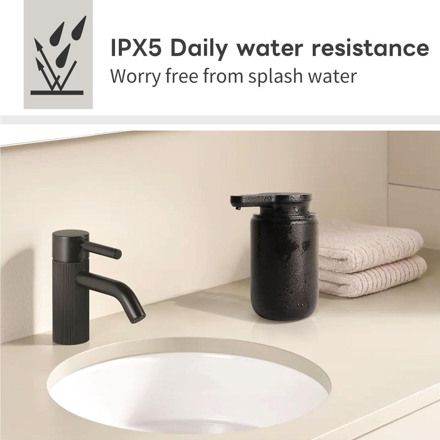 Dispensador de Jabón Espumoso Automático LAOPAO 295ml Negro