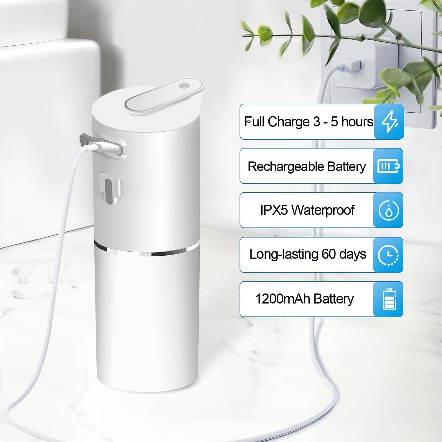 Dispensador Automático de Jabón Líquido Sylfu 380ml Sin Contacto