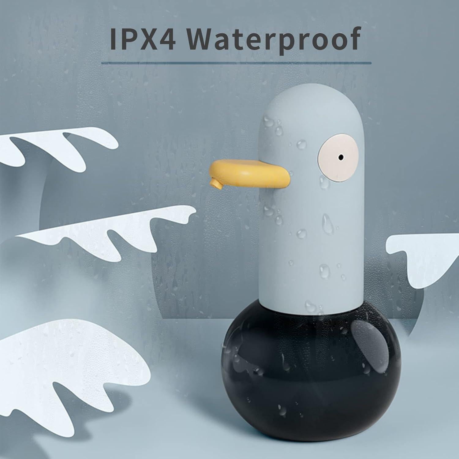 Dispensador de Jabón Espumoso Automático BESLOWLY 400ml Pato Azul