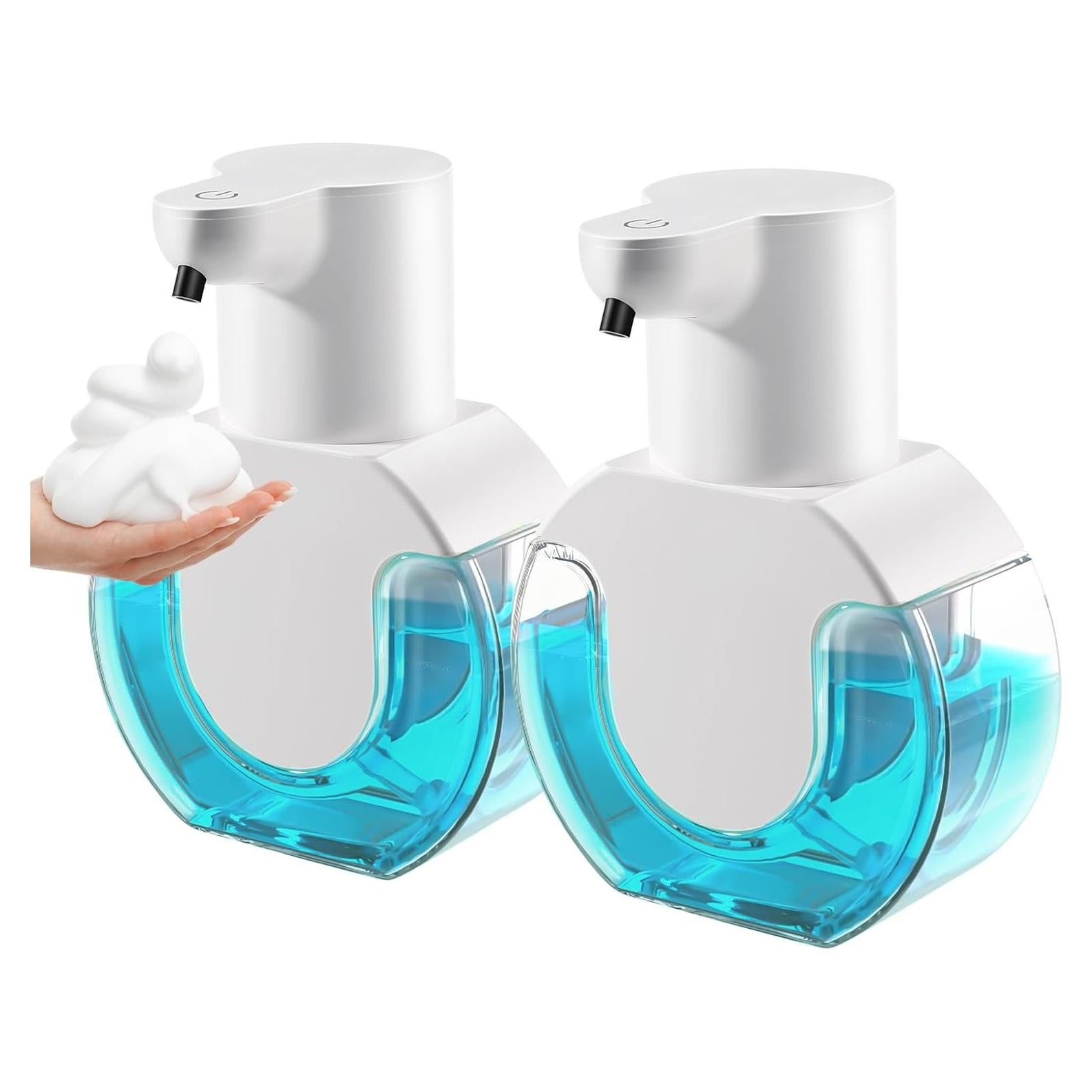 Paquete de 2 Dispensadores Automáticos de Jabón Espumoso VZZNN 420ml