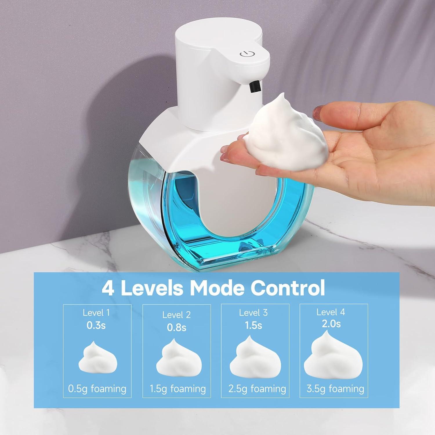 Paquete de 2 Dispensadores Automáticos de Jabón Espumoso VZZNN 420ml