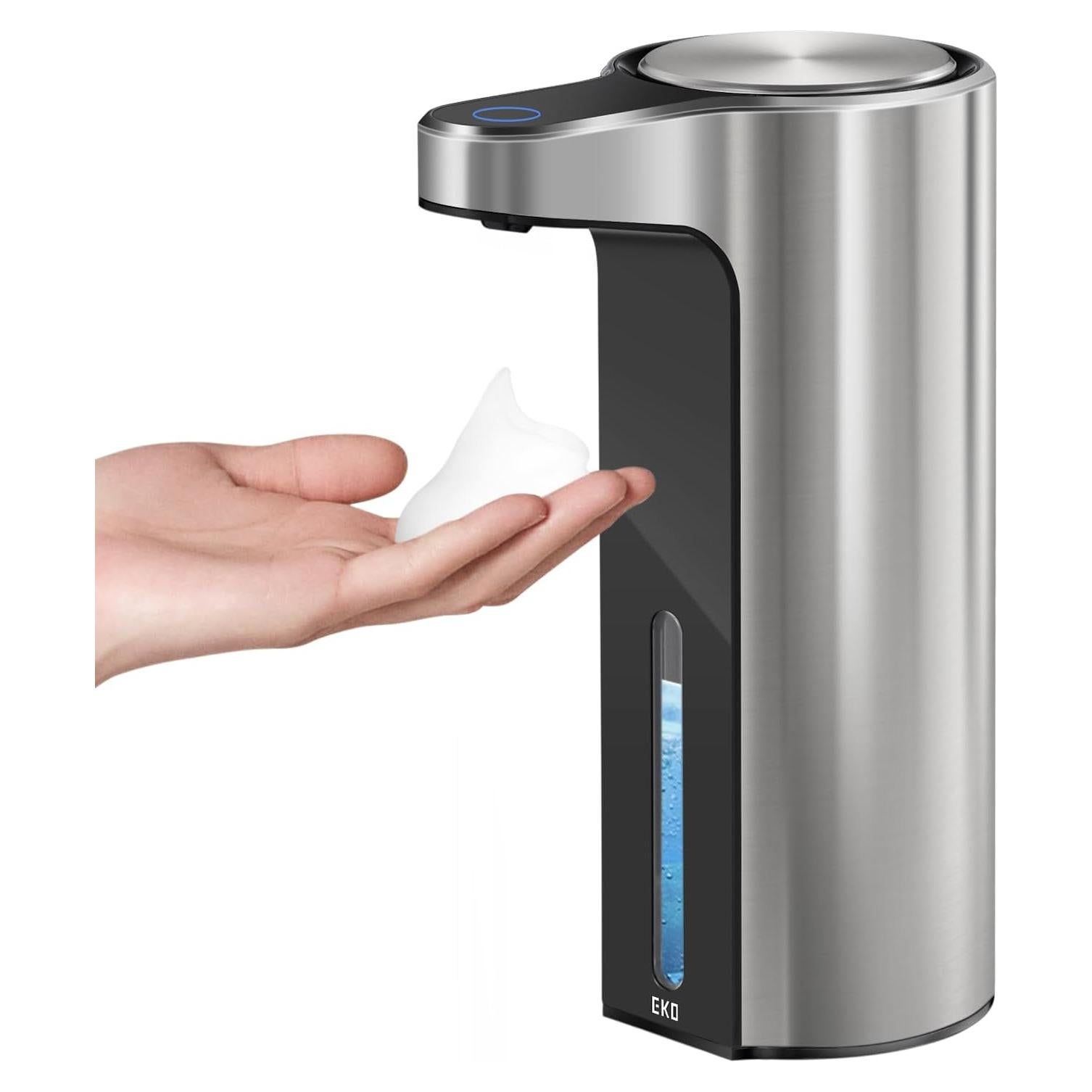 Dispensador Automático de Jabón Espumoso EKO 266 ml Acero Inoxidable