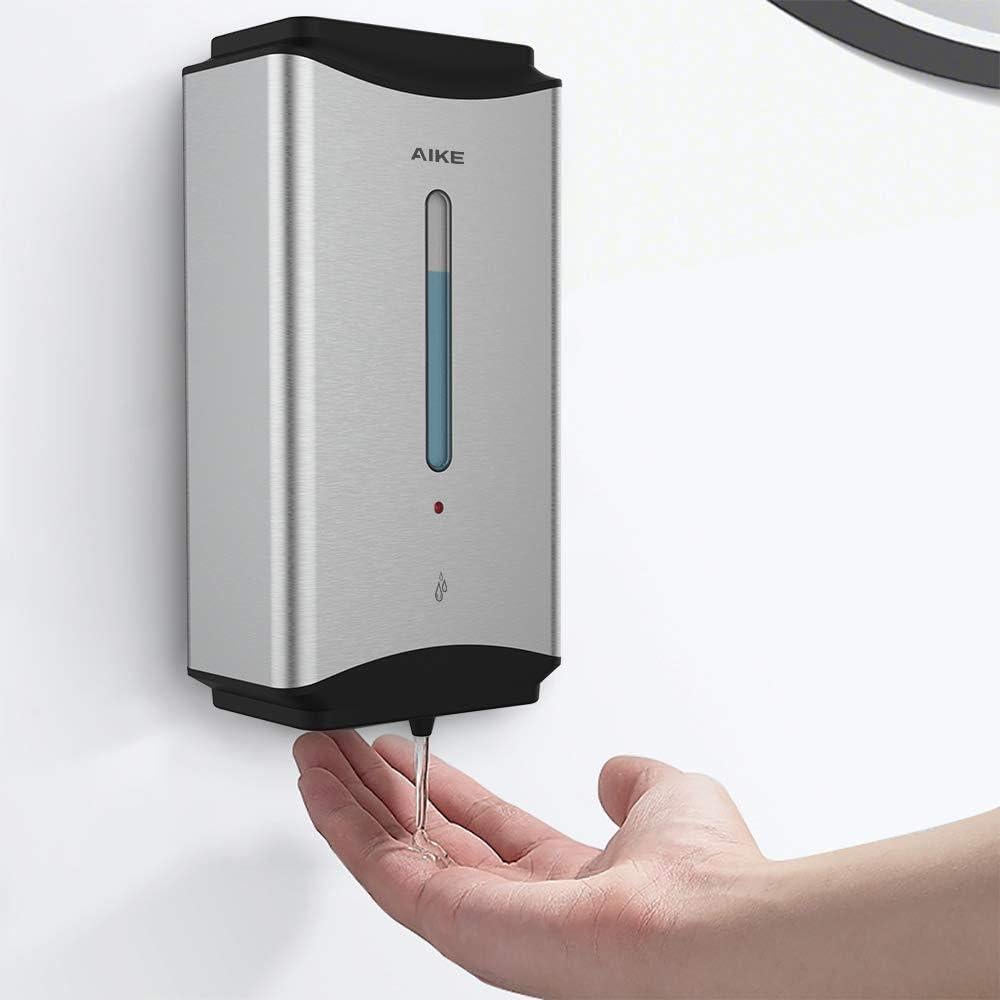 Dispensador Automático de Jabón AIKE AK1206 1100ml Acero Inoxidable