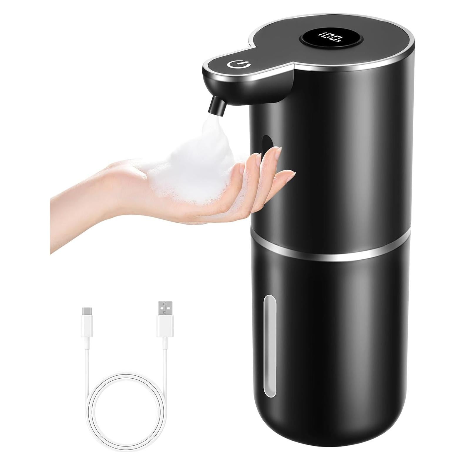 Dispensador Automático de Jabón Espumoso XINKORA 380ml Negro