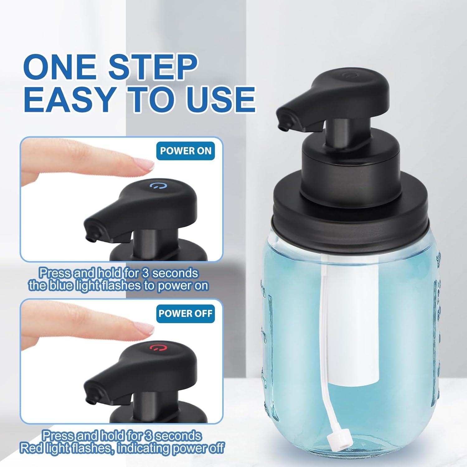 Dispenser de Jabón Espumoso Automático Gistome 354ml Vidrio