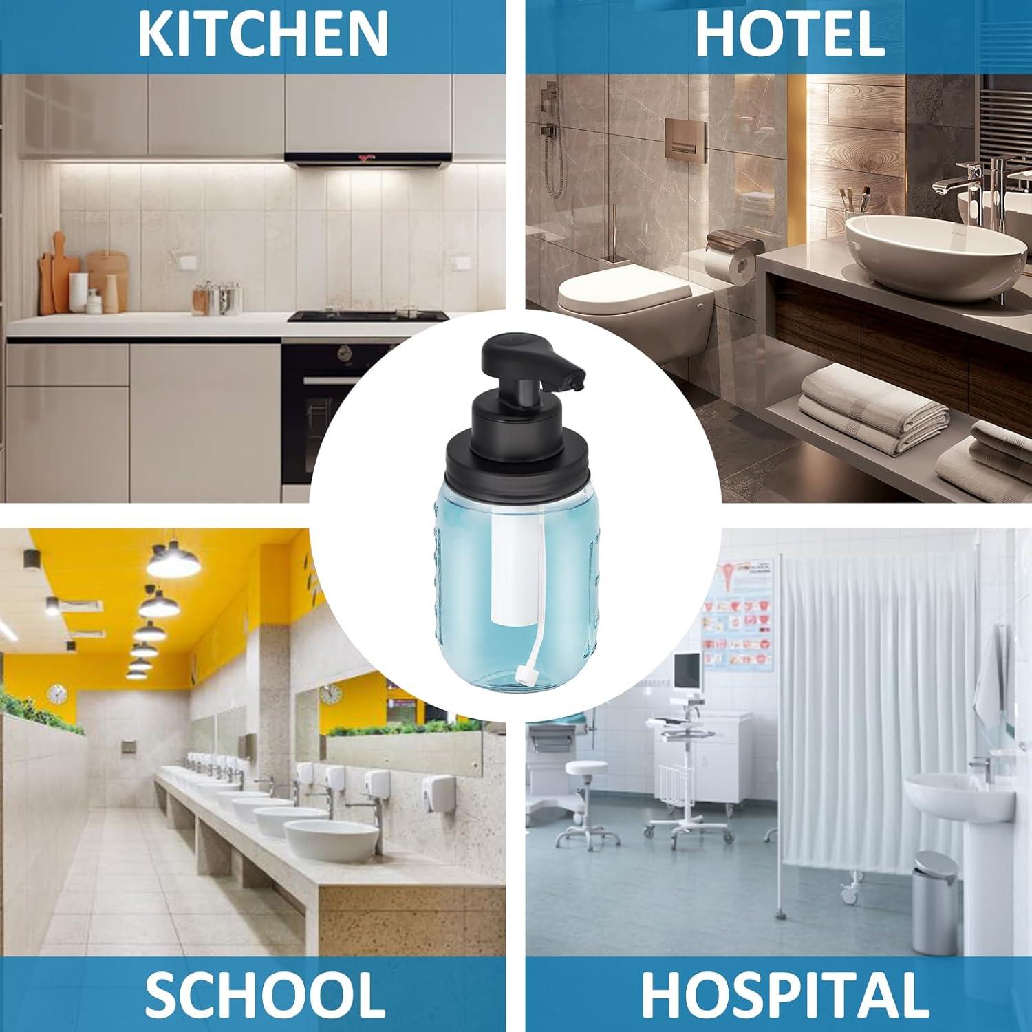 Dispenser de Jabón Espumoso Automático Gistome 354ml Vidrio