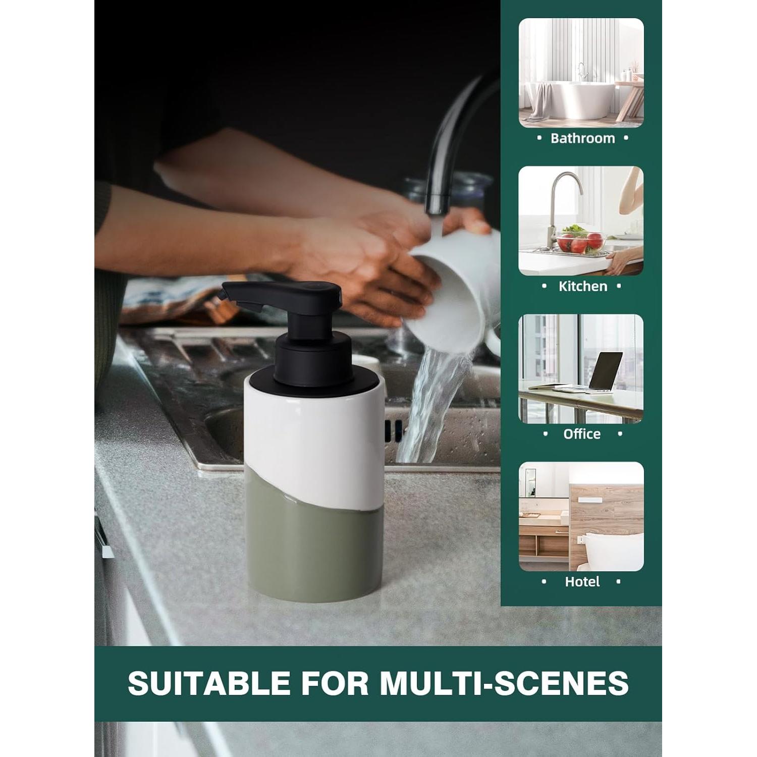 Dispensador Automático de Jabón BosilunLife Cerámico 300ml