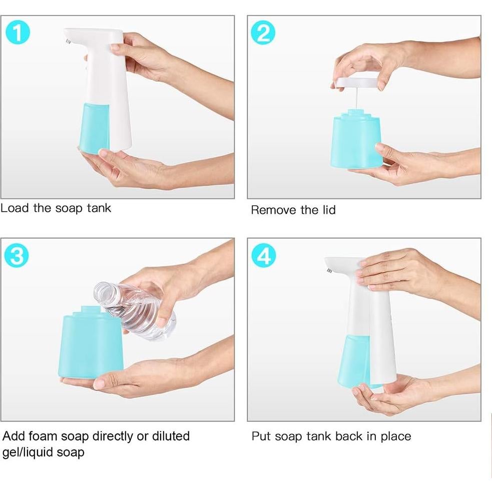 Dispensador de Jabón Espumoso Automático LAOPAO Azul 413ml