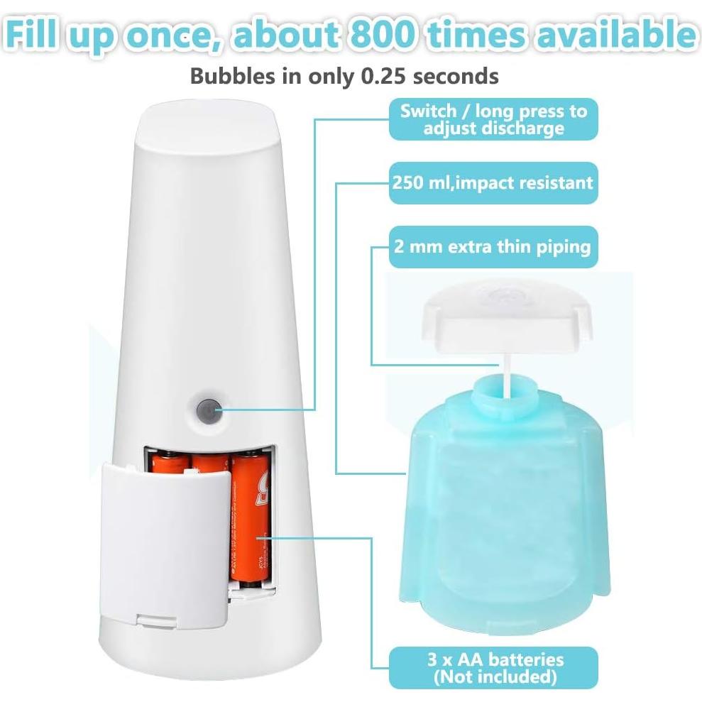 Dispensador de Jabón Espumoso Automático LAOPAO Azul 413ml