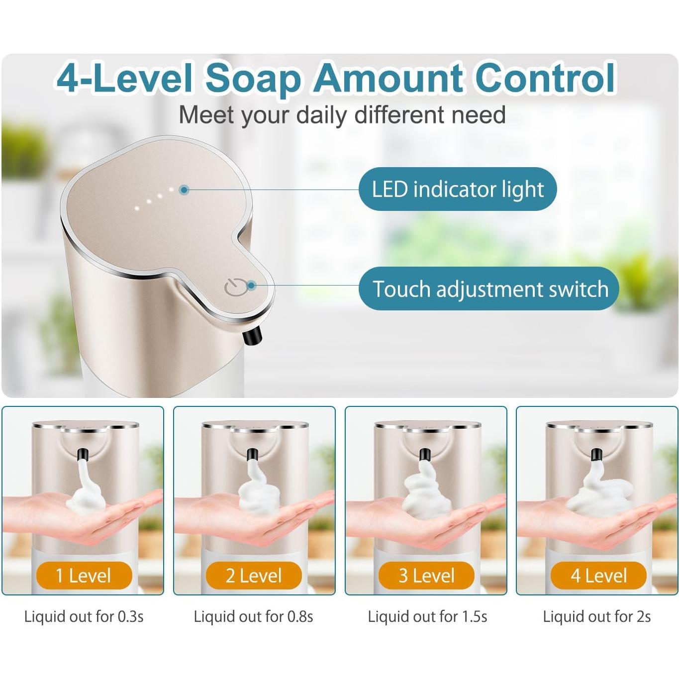 Dispensador Automático de Jabón Espumoso Cheftick 400ml