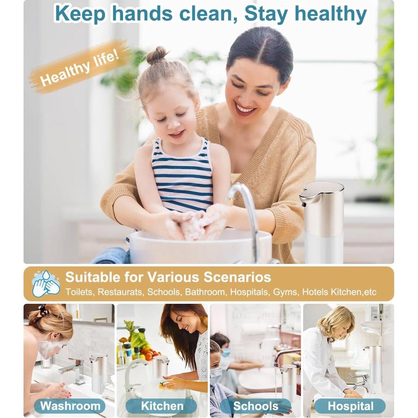 Dispensador Automático de Jabón Espumoso Cheftick 400ml