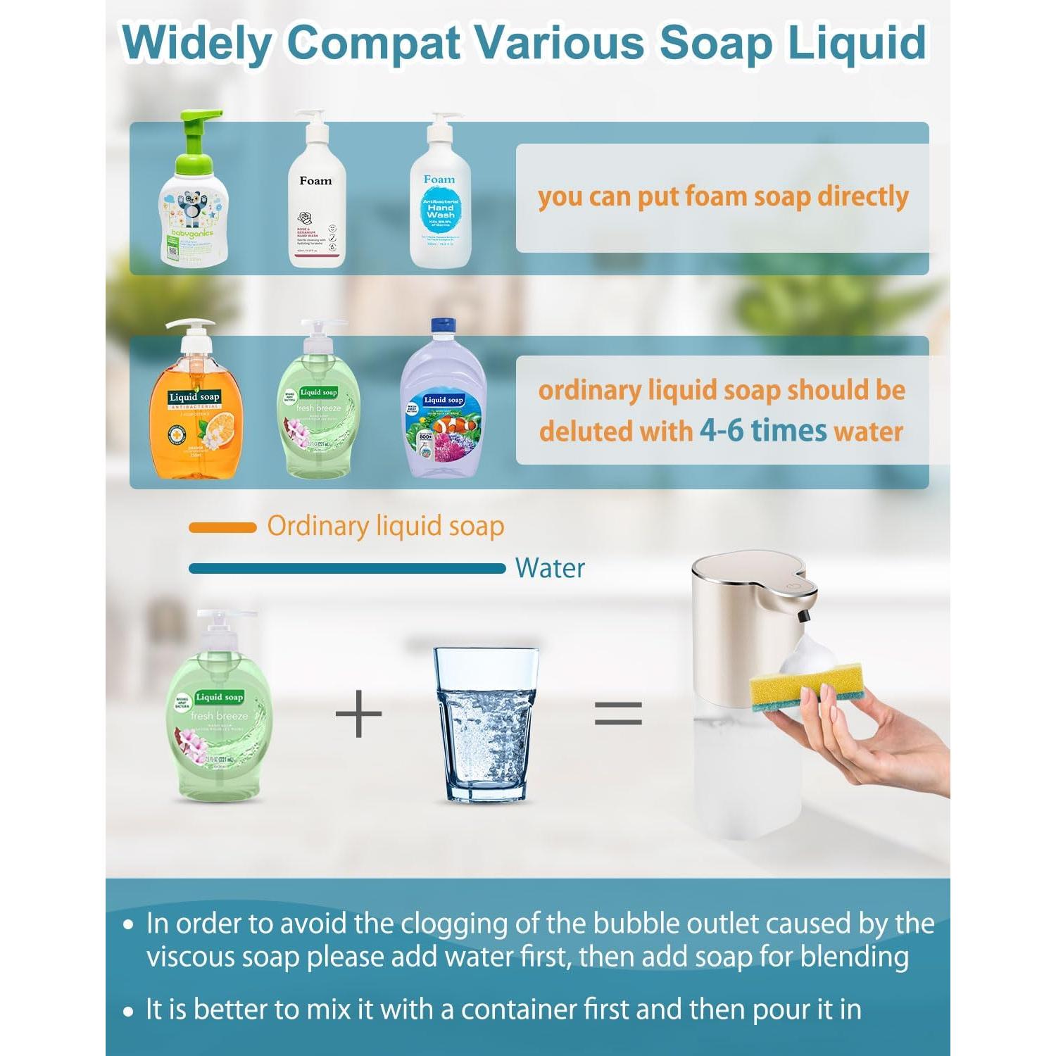 Dispensador Automático de Jabón Espumoso Cheftick 400ml