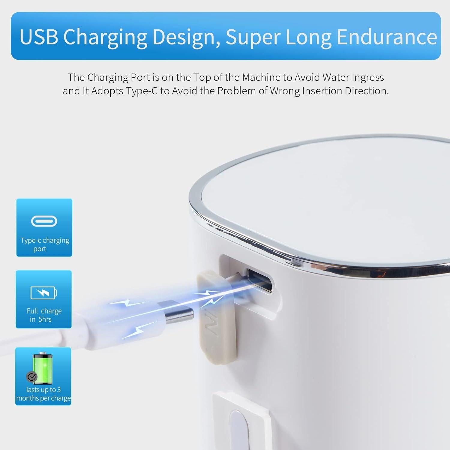 Dispensador de Jabón Espumoso Automático Wisekoti P9 Blanco