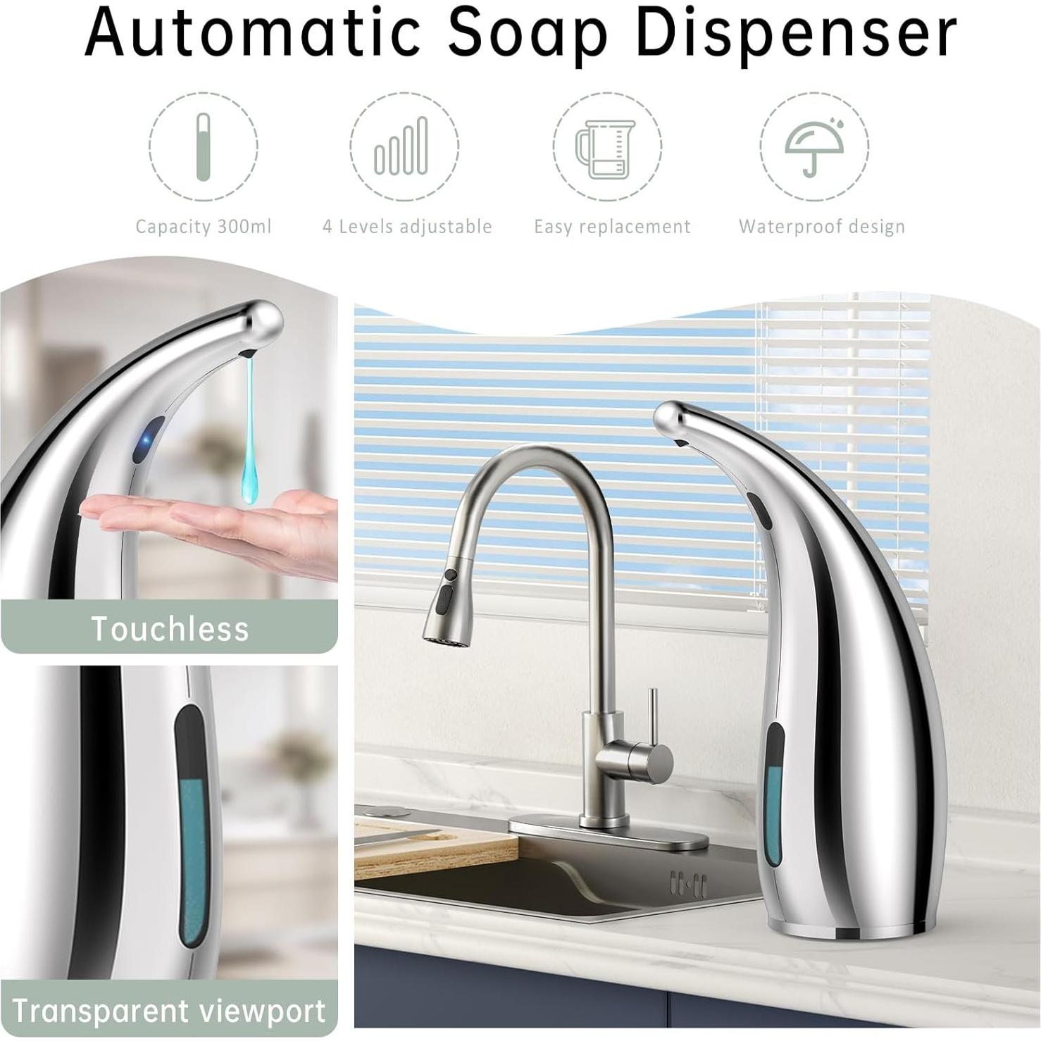 Dispensador Automático de Jabón Sin Contacto Invocar a los Elfos 300ml