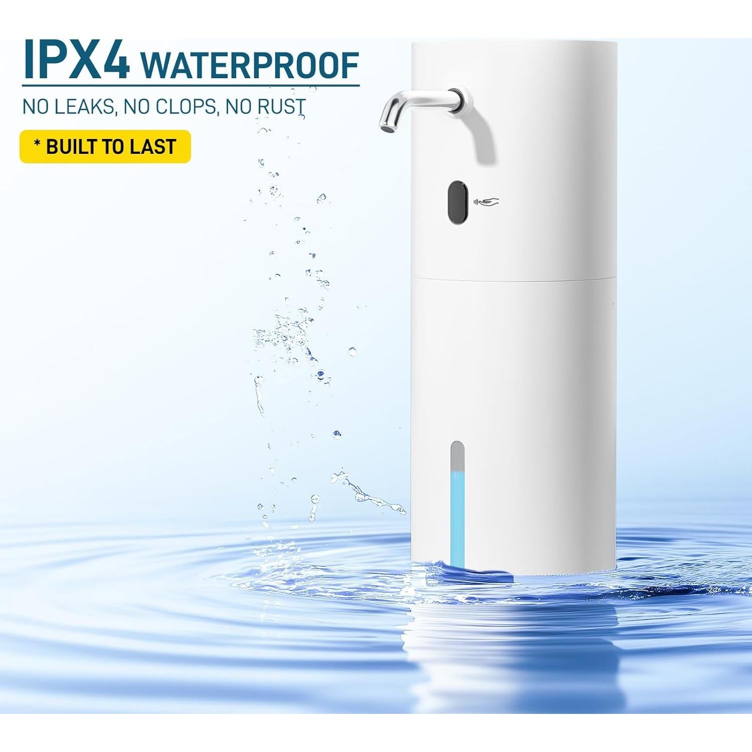 Dispensador de Jabón Automático WRISIN 450 ml, Sin Contacto