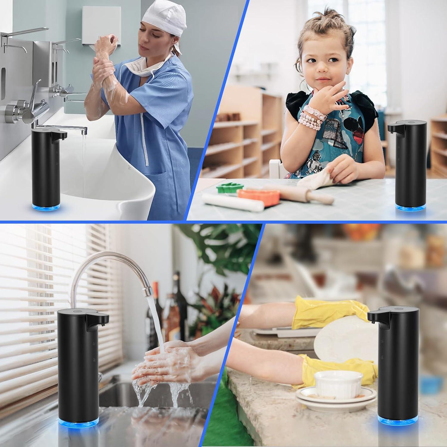 Dispensador de Jabón Espumoso Automático LAOPAO 9oz Acero Inoxidable