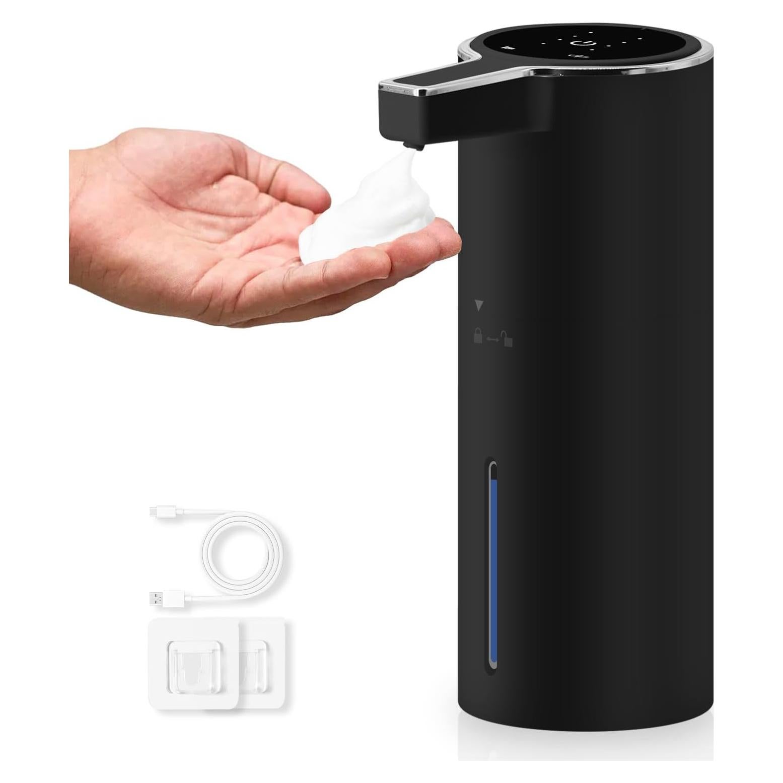 Dispensador Automático de Jabón PINENUTS 384ml USB Infrarrojo